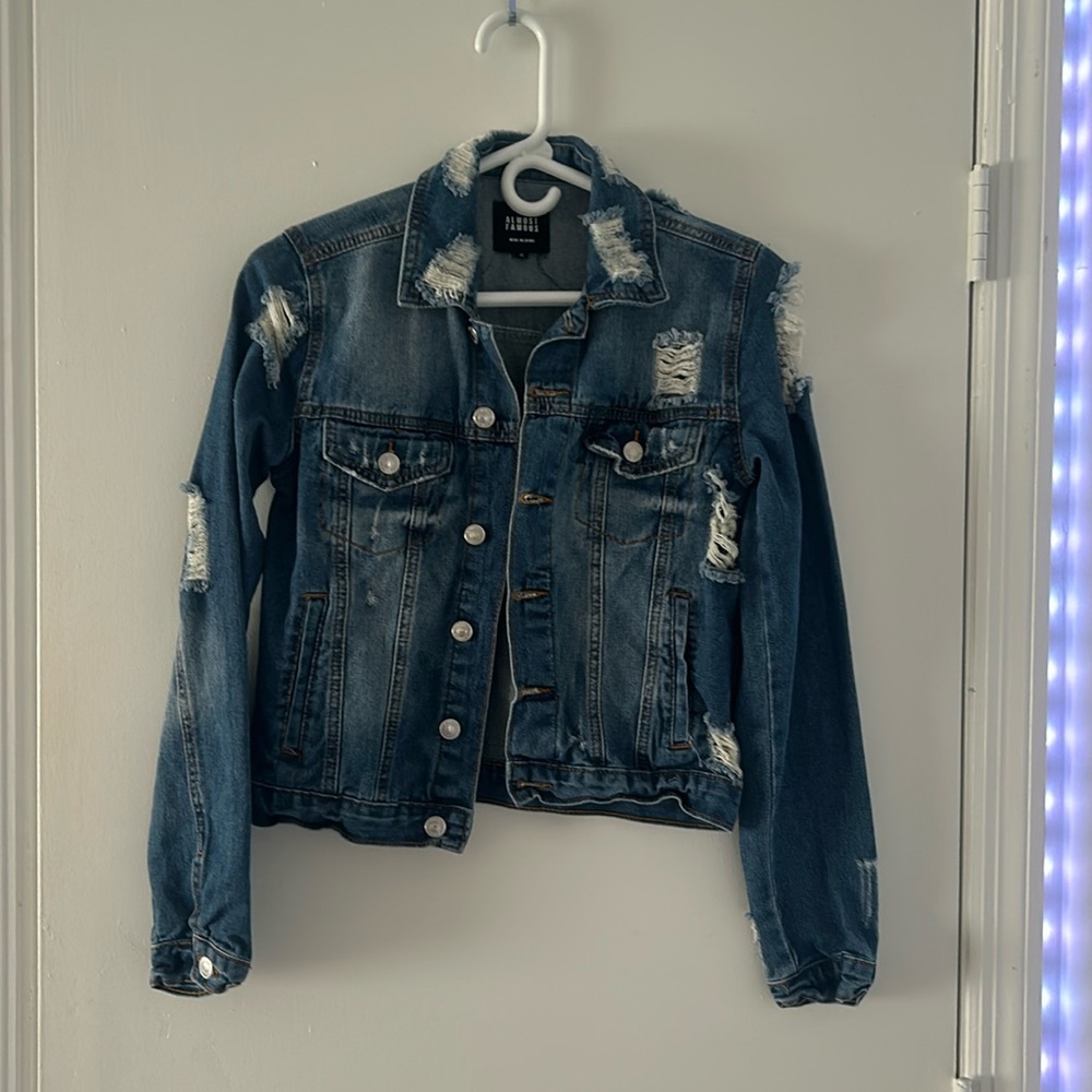 Distressed Jean Jacket
